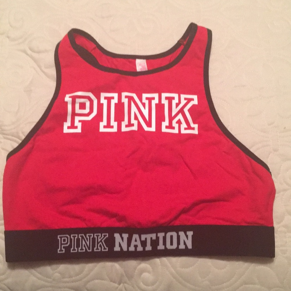 PINK VS workout crop top/sports bra